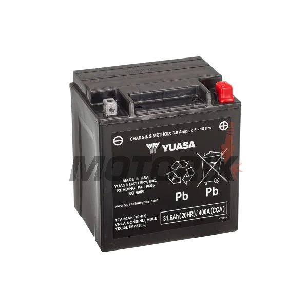 Akumulátor -YUASA- YIX30L WC, 31.6Ah 12V