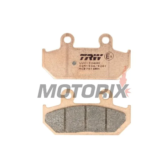 Brzdové destičky -TRW- MCB751SRM, sintrované, Suzuki Burgman 400/ABS (2008-2012), Suzuki Burgman 650/Executive (2002-2012)