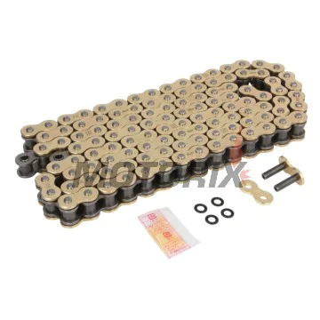Řetěz -DID- 530VX3G&B-116, velikost 530, 116 článků, zesílený, zlatá/černá