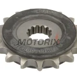 Přední pastorek -JT- JTF580,17RB, 17 zubů, s gumový tlumič, Yamaha FZ 700 1986-1987, FZ 750 1985-1993, FZ6 600 2004-2009, FZR 1000 1987-1995, FZR 750 1987-1992, FZX 700 1986-1987, FZX 750 1986-1997, GTS 1000 1993-2000, YZF 1000 1996-2003
