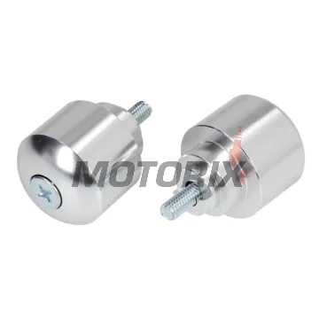 Koncovky řídítek (závaží) -VICMA- M6x45, stříbrné - Honda standard, HONDA CB, CBF, CBR, VFR, VTR 250-1300 1969-2008