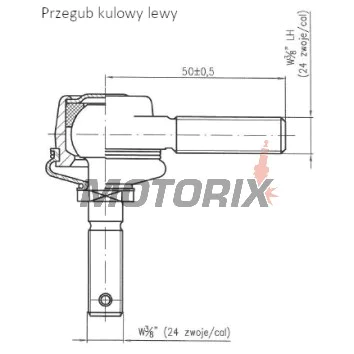 Vnější čep řízení -4 RIDE- Polaris Predator 500 2003-2006