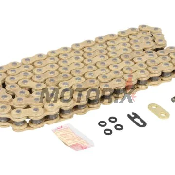 Řetěz -DID- 520ZVMXG&G-114, velikost 520, 114 článků, dvojité zesílený, zlatá