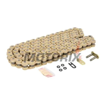 Řetěz -DID- 520ZVMXG&G-114, velikost 520, 114 článků, dvojité zesílený, zlatá