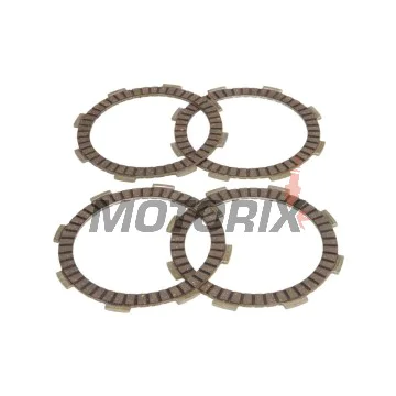 Sada spojkových lamel -4 RIDE- TCS1151, Honda ATC 185/200E, CR/CRF/CRM 60-100, MB/MBX/MT/MTX/NSR 75-80, TRX 90, XL/XR 100, Yamaha XT/YBR 125 (1974-2016)