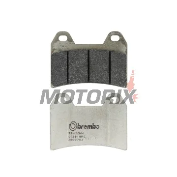 Brzdové destičky -BREMBO- 07BB19RC, Aprilia, Benelli, BMW F 800, Cagiva Raptor, Ducati Monster, KTM, Moto Guzzi, Yamaha XJR/TRX