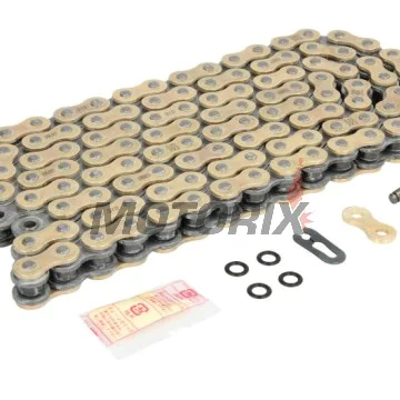 Řetěz -DID- 520VX3G&B-114FB, velikost 520, 114 článků, zesílený, zlatá/černá