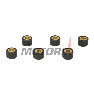 Válečky variátoru -RMS- 19x14mm, 12g, 6ks, Aprilia Mojito 125 1999-2003, Italjet Torpedo 125 1998-2000, Vespa ET4 125 1996-1998, Piaggio Hexagon 125 1998-1999, Piaggio Liberty 125 1998-2000