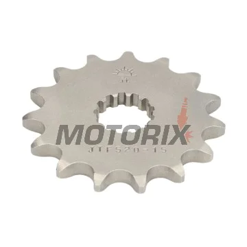 Přední pastorek -JT- JTF520,15, 15 zubů, Cagiva Navigator 1000 2001-2005, Raptor 650 2001-2007, V-Raptor 650 2001-2007, Hyosung Comet 650 2006, 2010, GT 650 2004-2012, Kawasaki W 650 1999-2006, ZR 750 1991-1994, ZR-7 750 1999-2004