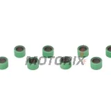 Válečky variátoru -RMS- 25x17mm, 18.6g, 8ks, Aprilia Atlantic 400 2005-2007, Aprilia Atlantic 500 2005-2008, Aprilia Scarabeo 400 2006-2007, Aprilia Scarabeo 500 2006-2008, Piaggio Beverly 400 2006-2010