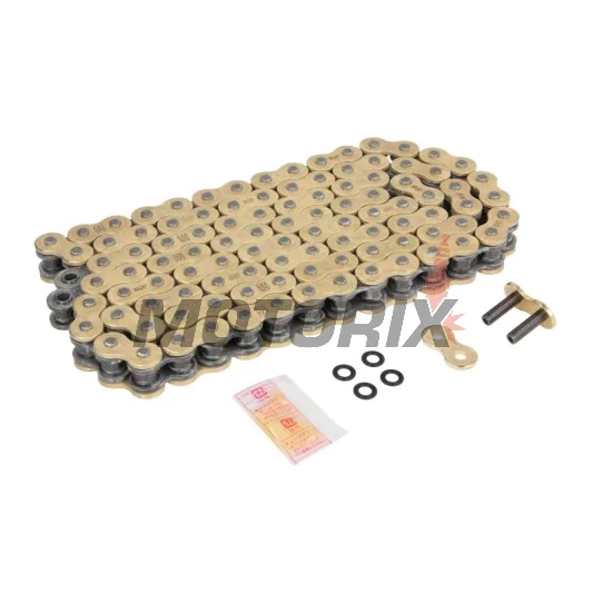 Řetěz -DID- 525VX3G&B-104, velikost 525, 104 článků, zesílený, zlatá/černá