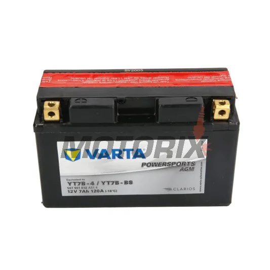 Akumulátor -VARTA- YT7B-BS, 7Ah 12V