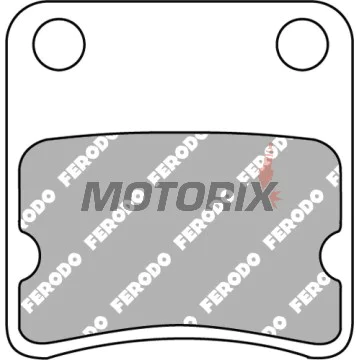 Brzdové destičky -FERODO- FDB2338EF, Aprilia Mana/SRV 850, Arctic Cat DVX 300, BMW C/C1 125-650, Cagiva/Daelim 50, Gilera Fuoco/GP 500-800, Honda Africa Twin/CTX/Silver Wing/Gold Wing/NC/VFR/X-ADV 400-1800, Piaggio MP3 125-500 1993-2021