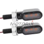 Sada blinkrů -MOTORIX- kovové, LED - univerzální