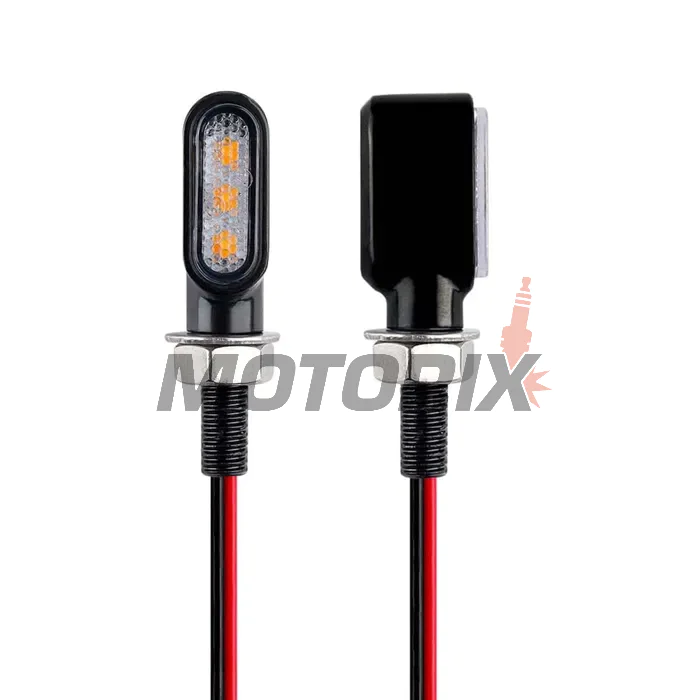 Sada blinkrů -MOTORIX- kovové, LED - univerzální