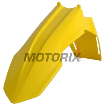 Přední Supermoto blatník -POLISPORT- žlutý, SUZUKI RM-Z 250/450 2008-2018