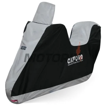 Plachta na skútr s vysokým plexi a kufrem -OXFORD- Aquatex Highscreen Topbox