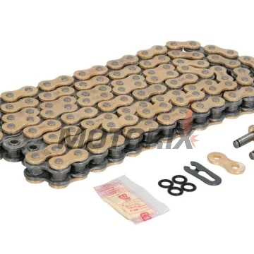 Řetěz -DID- 520VX3G&B-110FB, velikost 520, 110 článků, zesílený, zlatá/černá
