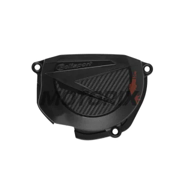 Chránič víka spojky -POLISPORT- černý, BETA RR 350-480 2020-2023
