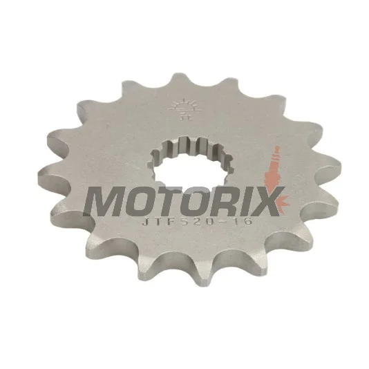 Přední pastorek -JT- JTF520,16, 16 zubů, Cagiva Navigator 1000 2001-2005, Raptor 650 2001-2007, V-Raptor 650 2001-2007, Hyosung Comet 650 2006, 2010, GT 650 2004-2012, Kawasaki W 650 1999-2006, ZR 750 1991-1994, ZR-7 750 1999-2004