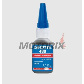 Lepidlo -LOCTITE- 480, vteřinové, černé, nárazuvzdorné, 20g