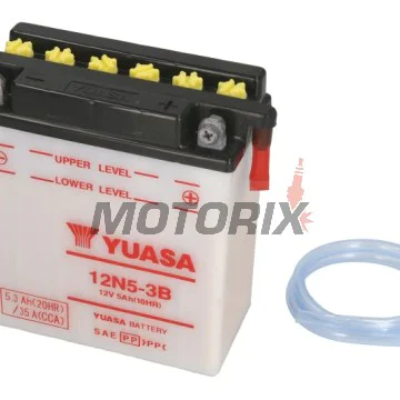 Akumulátor -YUASA- 12N5-3B, 5Ah 12V