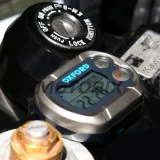 Digitální hodiny na motocykl -OXFORD- DigiClock, černý/stříbrný