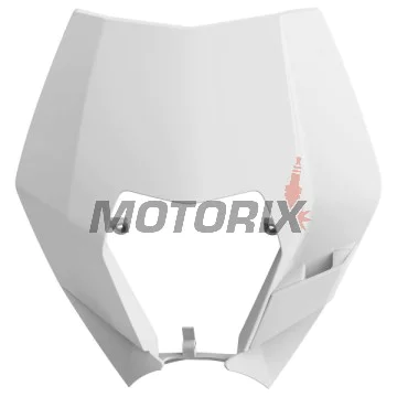 Maska (bez světla) -POLISPORT- bílá, KTM EXC, XC-W, XCF-W 125-500 2008-2013