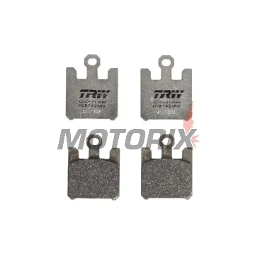 Brzdové destičky -TRW- MCB742CRQ, Kawasaki VN1600 Mean Streak/ZX-6R 636/ZX-6RR/ZX-10R/ZX-12R Ninja + Suzuki GSX-R1000 (2003-2007)