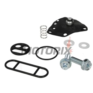 Opravná sada palivového kohoutu -TOURMAX- Kawasaki EX 250 1990-1994, Kawasaki W 650 2000-2002, Kawasaki ZR 550/750 1991-1994, Kawasaki ZR 1100 1992-1995, Suzuki DR 250 1990-1995, Suzuki DR 350 1990-1999, Suzuki DR 650 1991-2017