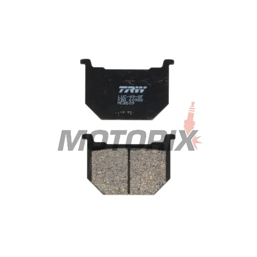 Brzdové destičky -TRW- MCB509, Suzuki GN250 (1983-2002), GS850G/1000G (1980-1986), GSX750L/ES/EF (1980-1986)