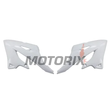 Přední boční plasty -POLISPORT- bílé, YAMAHA YZ 125/250 2022-2023