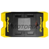 Podložka pod motocykl -POLISPORT- černý/žlutý, pogumovaný, složený