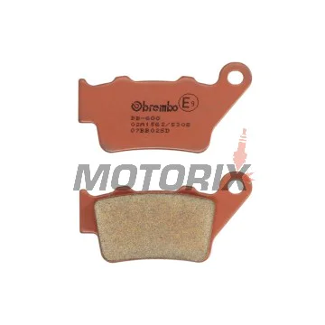 Brzdové destičky -BREMBO- 07BB02SD, BMW F650, G650, S1000RR, Husqvarna TE/WR/SM, KTM Duke/EXC/LC4/Supermoto, Aprilia Pegaso, Honda CB500, Yamaha XT/MT-03