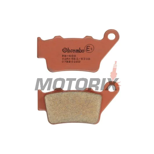 Brzdové destičky -BREMBO- 07BB02SD, BMW F650, G650, S1000RR, Husqvarna TE/WR/SM, KTM Duke/EXC/LC4/Supermoto, Aprilia Pegaso, Honda CB500, Yamaha XT/MT-03