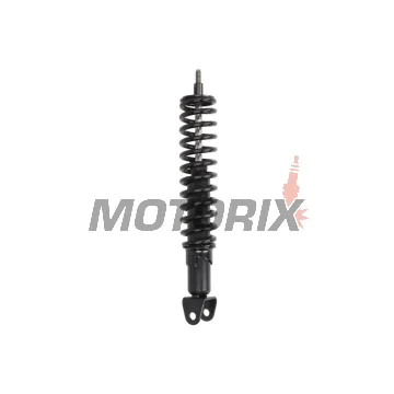 Tlumič -MOTORIX- 345mm, spodní 8/horní 10mm, Piaggio, Gilera, Vespa, Gilera 50-180cc 2T