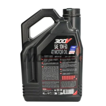 Motorový olej -MOTUL- 300VROFF 10W50 4L 112561, 10W50, plná syntetika + ester, 4L