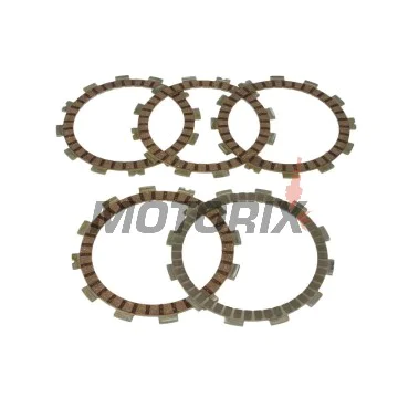 Sada spojkových lamel -TRW- MCC304-5, Husqvarna SM610/610S/610ie (1999-2010), Suzuki DR250S (1982-1987), GN250 (1982-2002), GW250 (2012-2017), GZ250 Marauder (1999-2008), TU250X (1997-2001), VL250 Intruder (2000-2007)