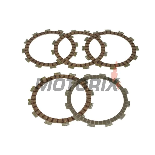 Sada spojkových lamel -TRW- MCC304-5, Husqvarna SM610/610S/610ie (1999-2010), Suzuki DR250S (1982-1987), GN250 (1982-2002), GW250 (2012-2017), GZ250 Marauder (1999-2008), TU250X (1997-2001), VL250 Intruder (2000-2007)