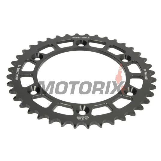 Zadní rozeta -JT- JTA897,40BLK, 40 zubů, černý, hliníkový, Husaberg FE 250/501 2013-2014, FE 350 2013, FE 390 2010-2012, FE 450 2009-2014, FE 570 2009-2012, FS 570 2010-2011, FS 650 2003-2008, FX 450 2010-2011, TE 125 2012-2013, TE 250/300 2011-2014