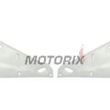 Zadní boční plasty -POLISPORT- bílé, YAMAHA YZ 80 1993-2001