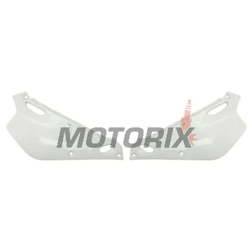 Zadní boční plasty -POLISPORT- bílé, YAMAHA YZ 80 1993-2001