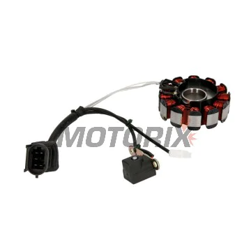 Stator (hvězda) -MOTORIX- 12 Cívek, 5 pinů, Aprilia, Gilera, Vespa, Piaggio