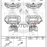 Brzdový třmen -BREMBO- Aprilia, BMW, Ducati, MV Agusta, Triumph 800-1200 (2011-2022)