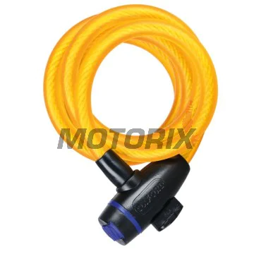 Řetěz se zámkem -OXFORD- Cable Lock 12mm x1.8m, zlaté