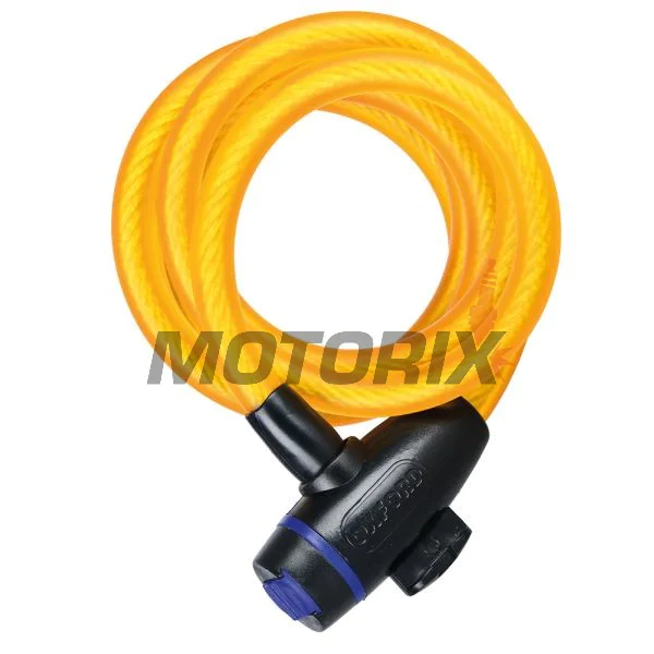 Řetěz se zámkem -OXFORD- Cable Lock 12mm x1.8m, zlaté