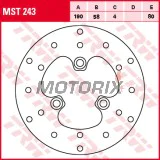 Brzdový kotouč -TRW- MST243, 190mm, CPI Hussar/Oliver Sport/Popcorn + Derbi Hunter/Paddock/Predator + Honda CH Spacy/NH Lead/SGX Sky/SJ Bali + MBK Booster/Stunt/Nitro + PGO PM-X/T-Rex + Yamaha BW’S/BWS/Aerox (1983-2016)