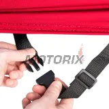 Plachta na motocykl -OXFORD- Protex Stretch vnitřní, červené, XL