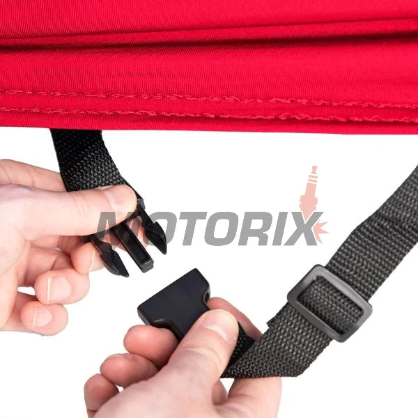 Plachta na motocykl -OXFORD- Protex Stretch vnitřní, červené, XL
