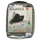 Plachta na motocykl -OXFORD- Aquatex, černá/stříbrná, L